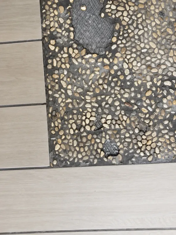 Tile, floors & bathrooms: a photo from one of our jobs
